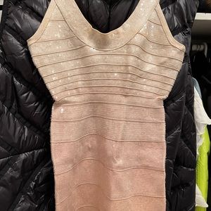 Herve Leger sequins cocktail dress